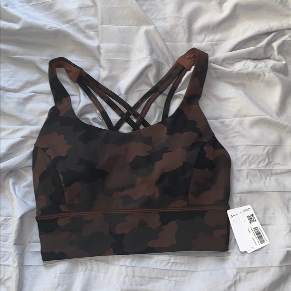 Free to be serene brown camo long line